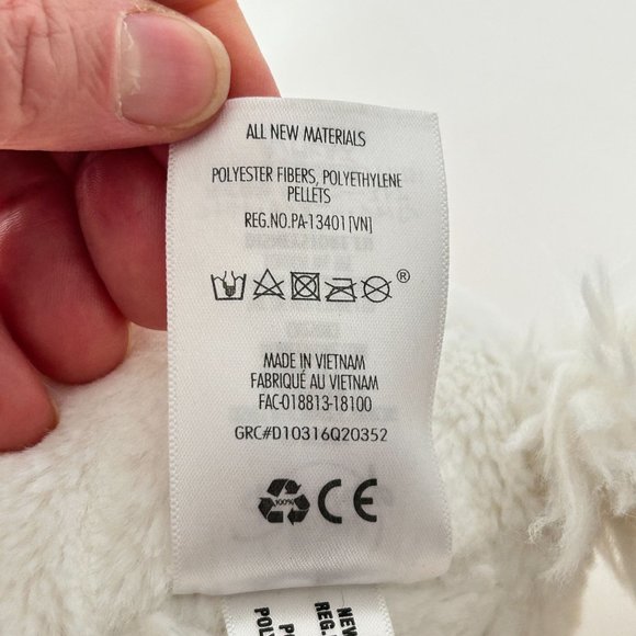 Disney Store Marie The Cat Aristocats Plush Stuffed Animal Toy White w/ Pink Bow - Picture 15 of 15